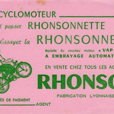 rhonson rhonsonette 1957.1958